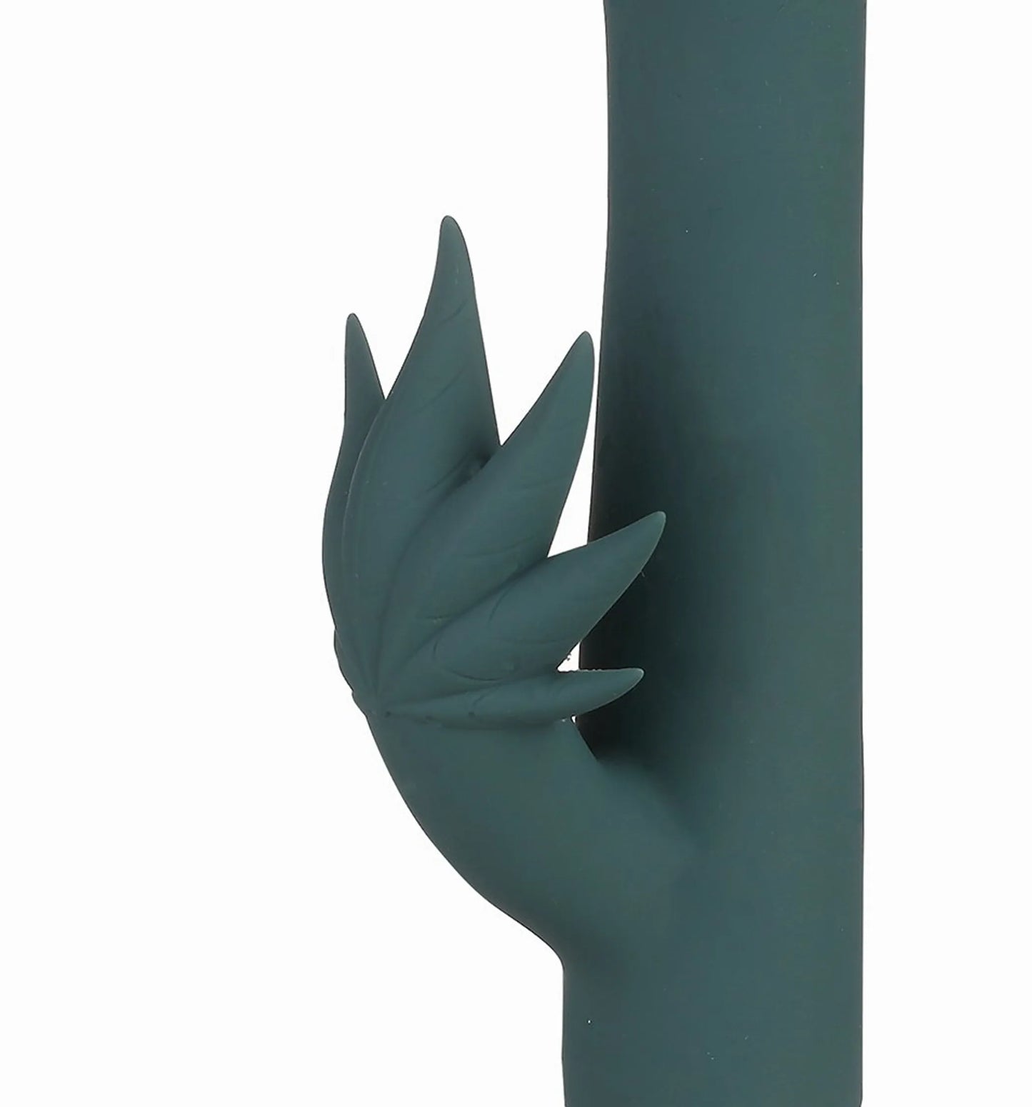 Kusha Rechargeable Silicone Cannabis Rabbit Vibrator by Maia Toys, product photo