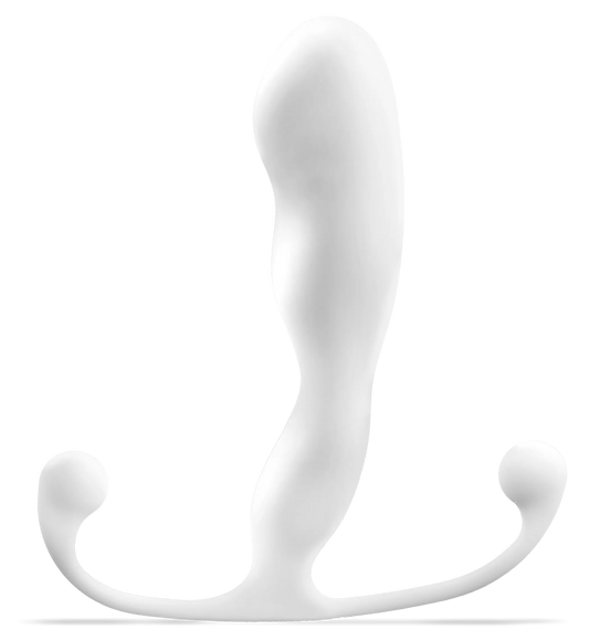 Aneros Helix Trident Prostate Massager in white, product photo