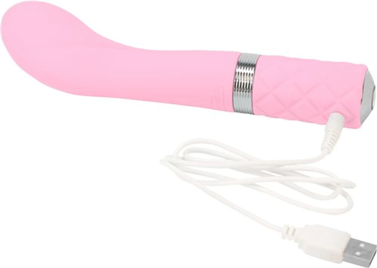 PILLOW TALK SASSY G SPOT VIBE W/SWAROVSKI CRYSTAL PINK