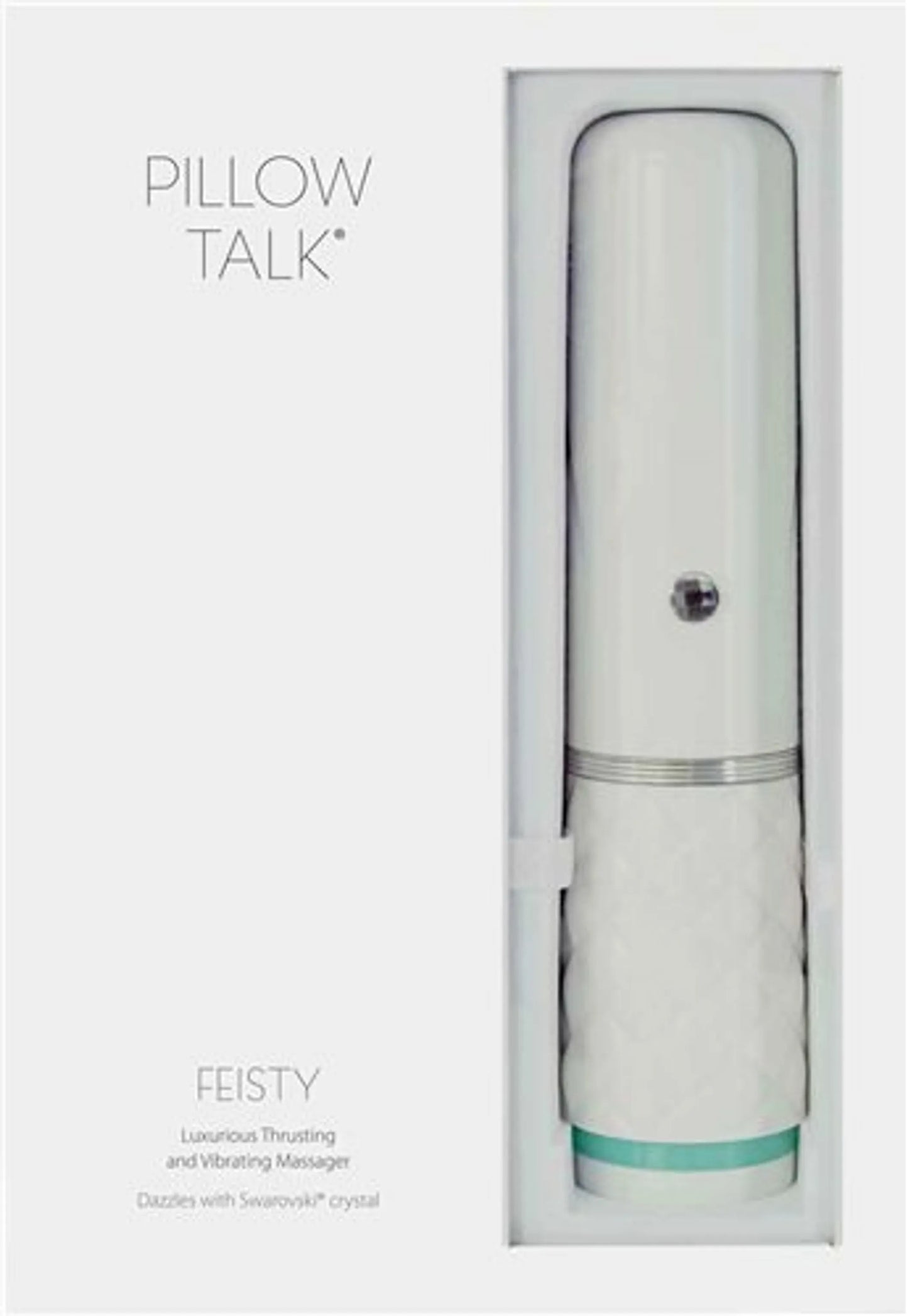 PILLOW TALK FEISTY LUXURIOUS THRUSTING & VIBRATING MASSAGER TEAL