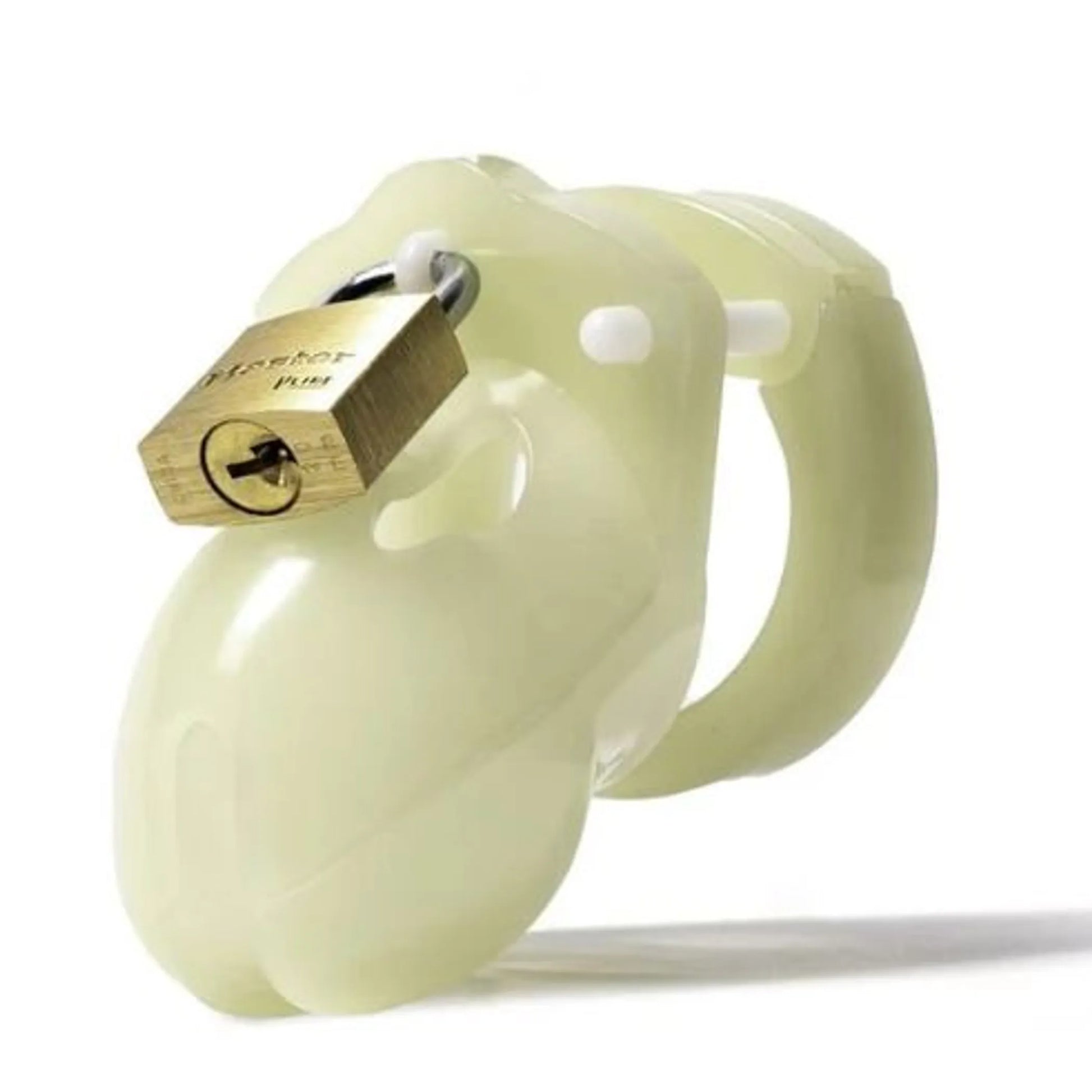 Mr. Stubb Glow-in-the-Dark Chastity Cage Kit by CB-X, retail packaging
