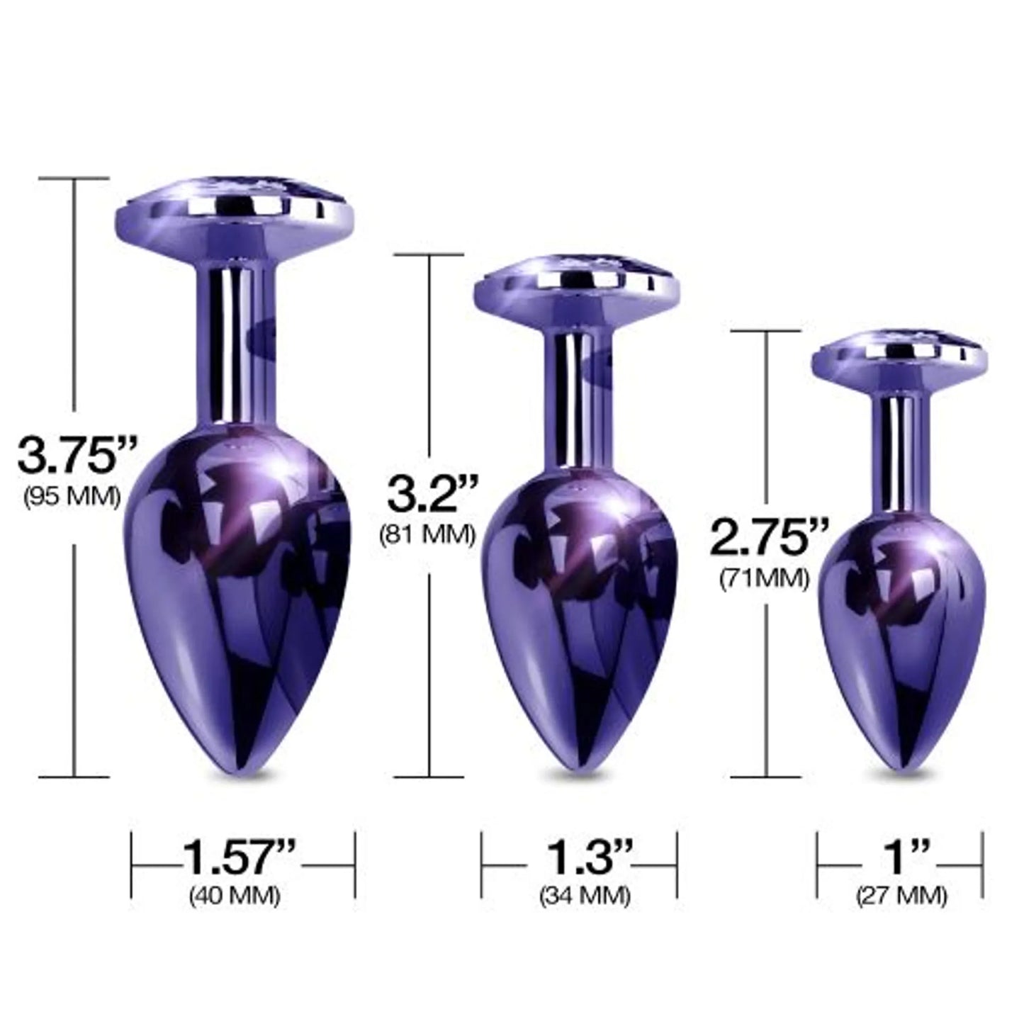NIXIE METAL PLUG TRAINER SET PURPLE METALLIC