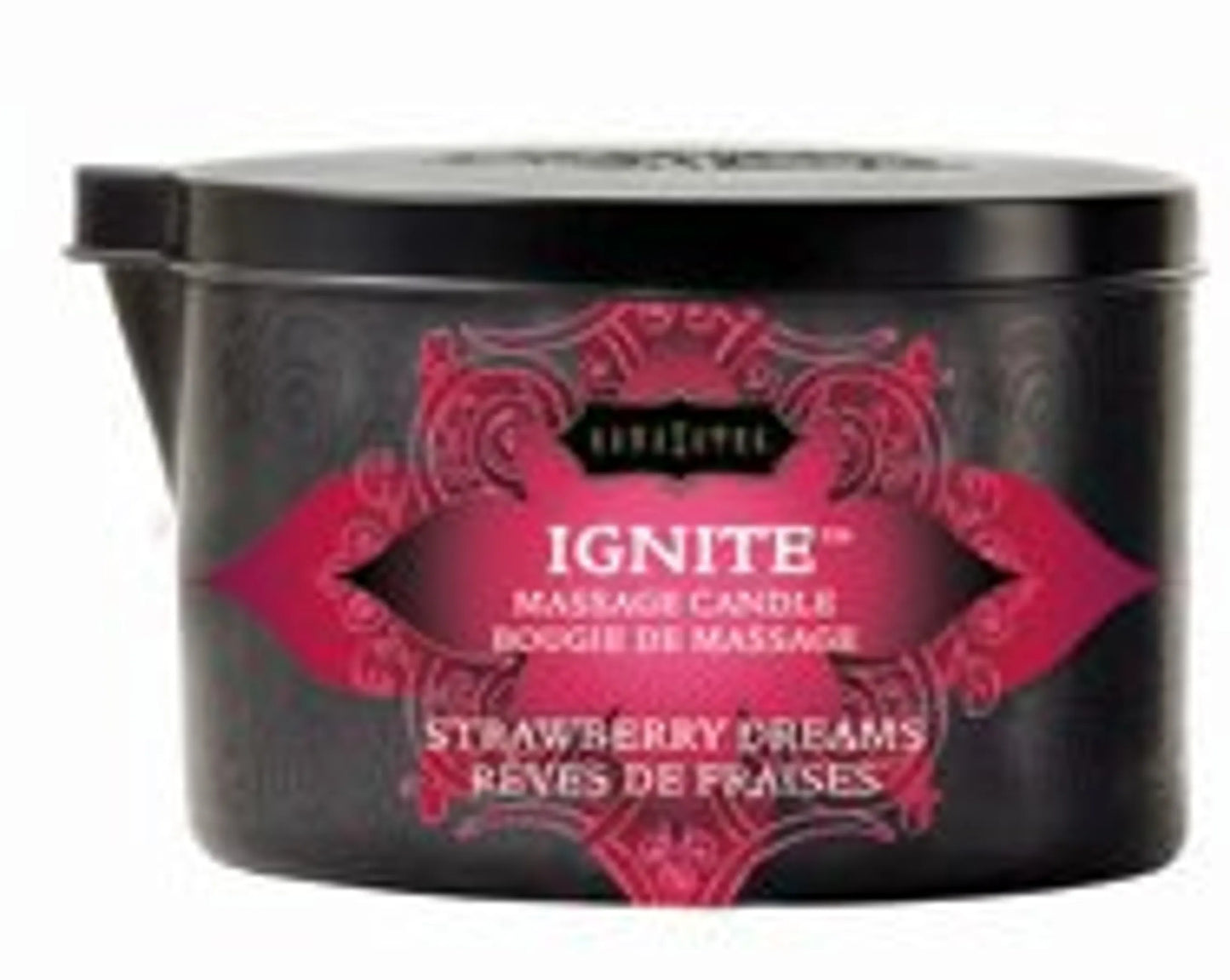 Kama Sutra Strawberry Dreams Massage Candle, product photo