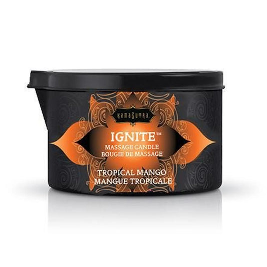 Ignite Massage Candle Tropical Mango by Kama Sutra, product photo