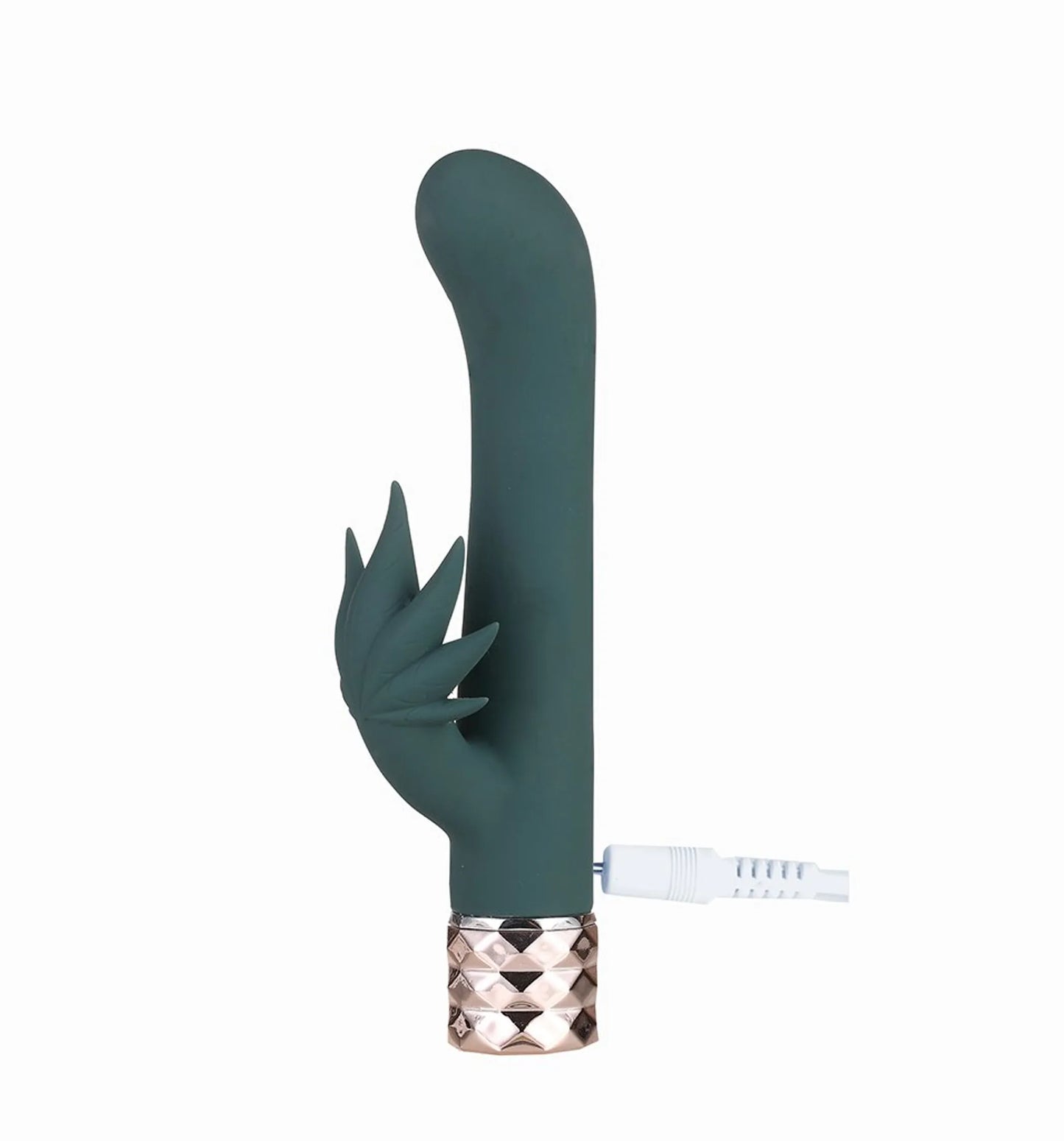 Kusha Rechargeable Silicone Cannabis Rabbit Vibrator by Maia Toys, product photo