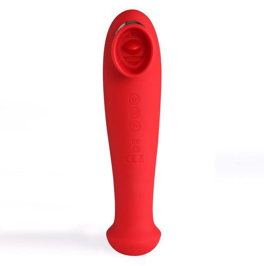 Destiny Red Sucking Clitoral Stimulator by Maia Toys, product photo