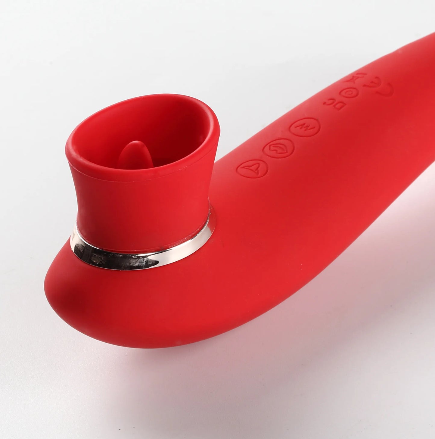 Destiny Red Sucking Clitoral Stimulator by Maia Toys, product photo