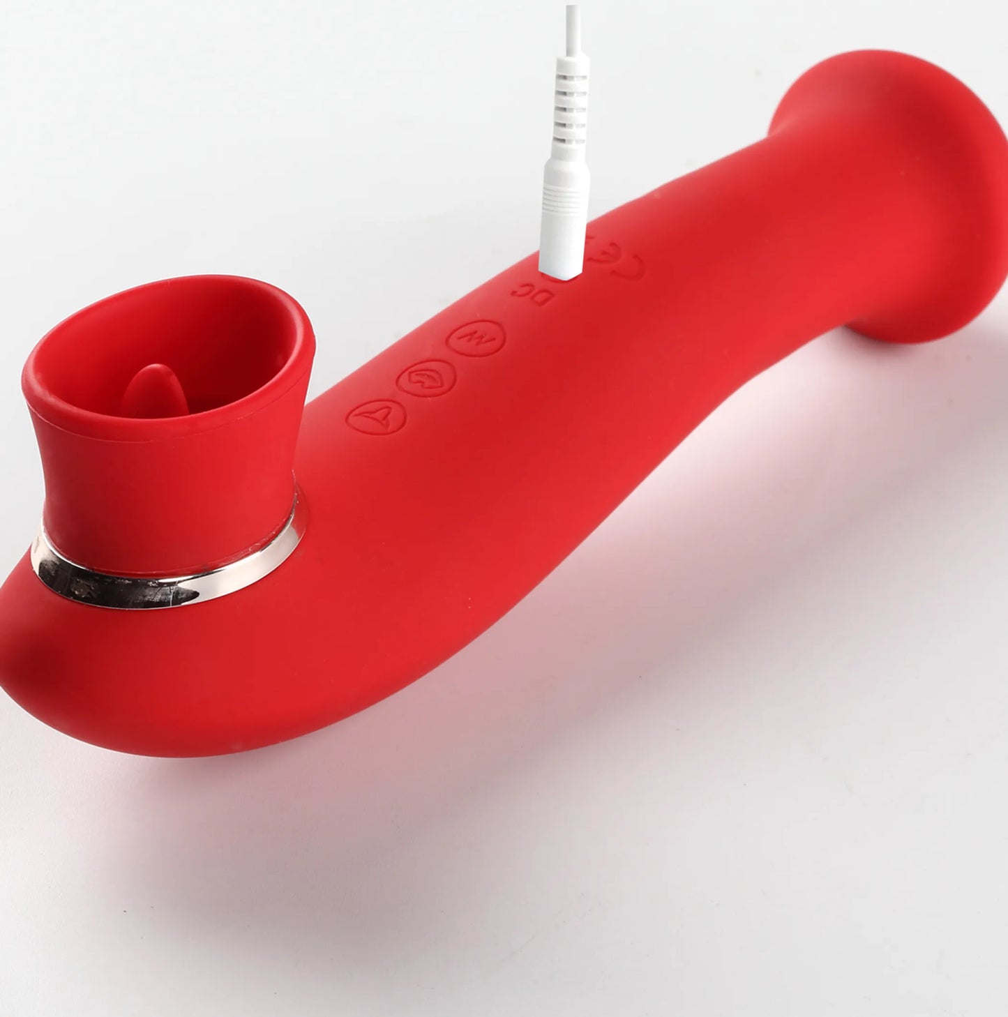Destiny Red Sucking Clitoral Stimulator by Maia Toys, product photo