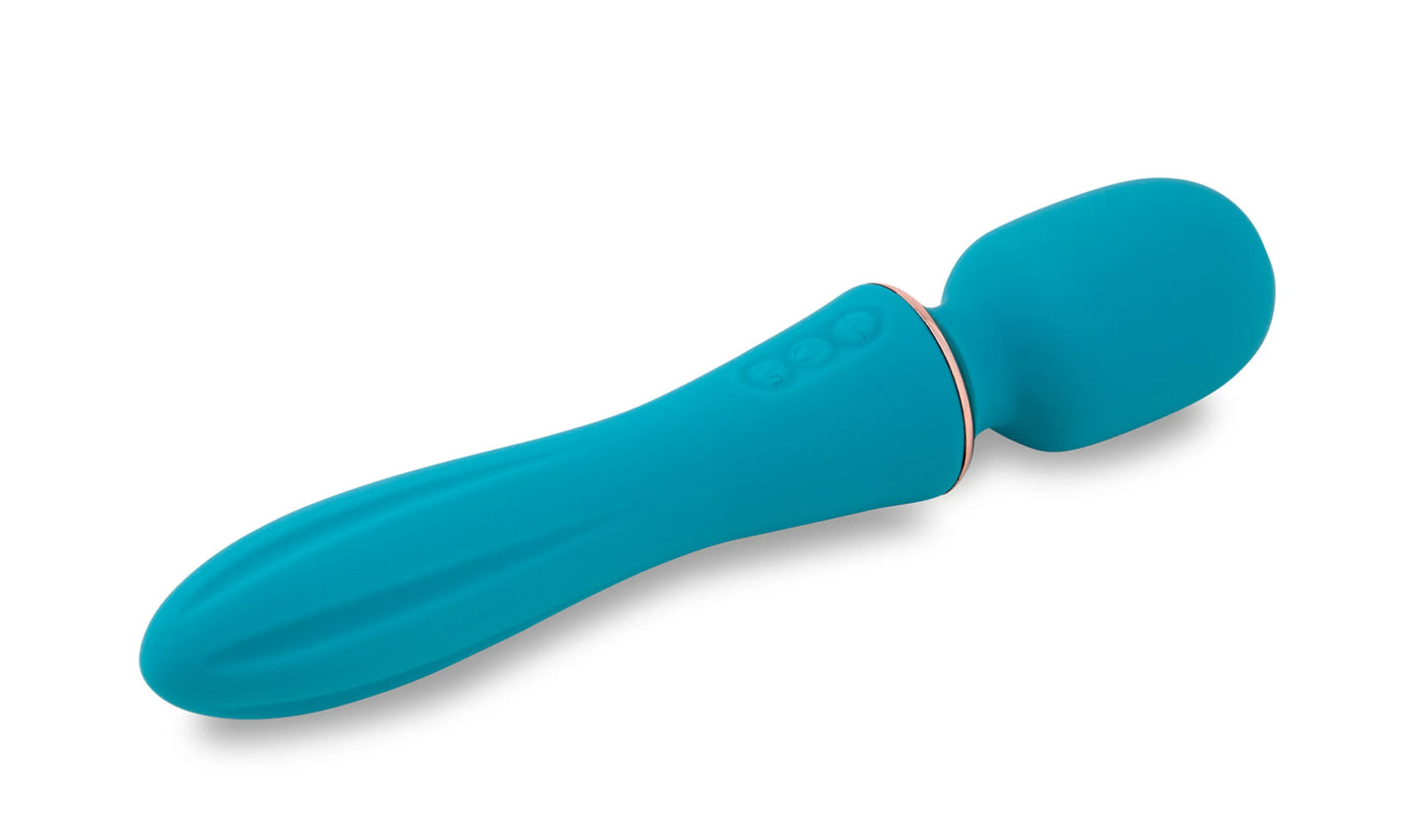 Nu Sensuelle Nubii Mika mini wand massager in blue, product photo