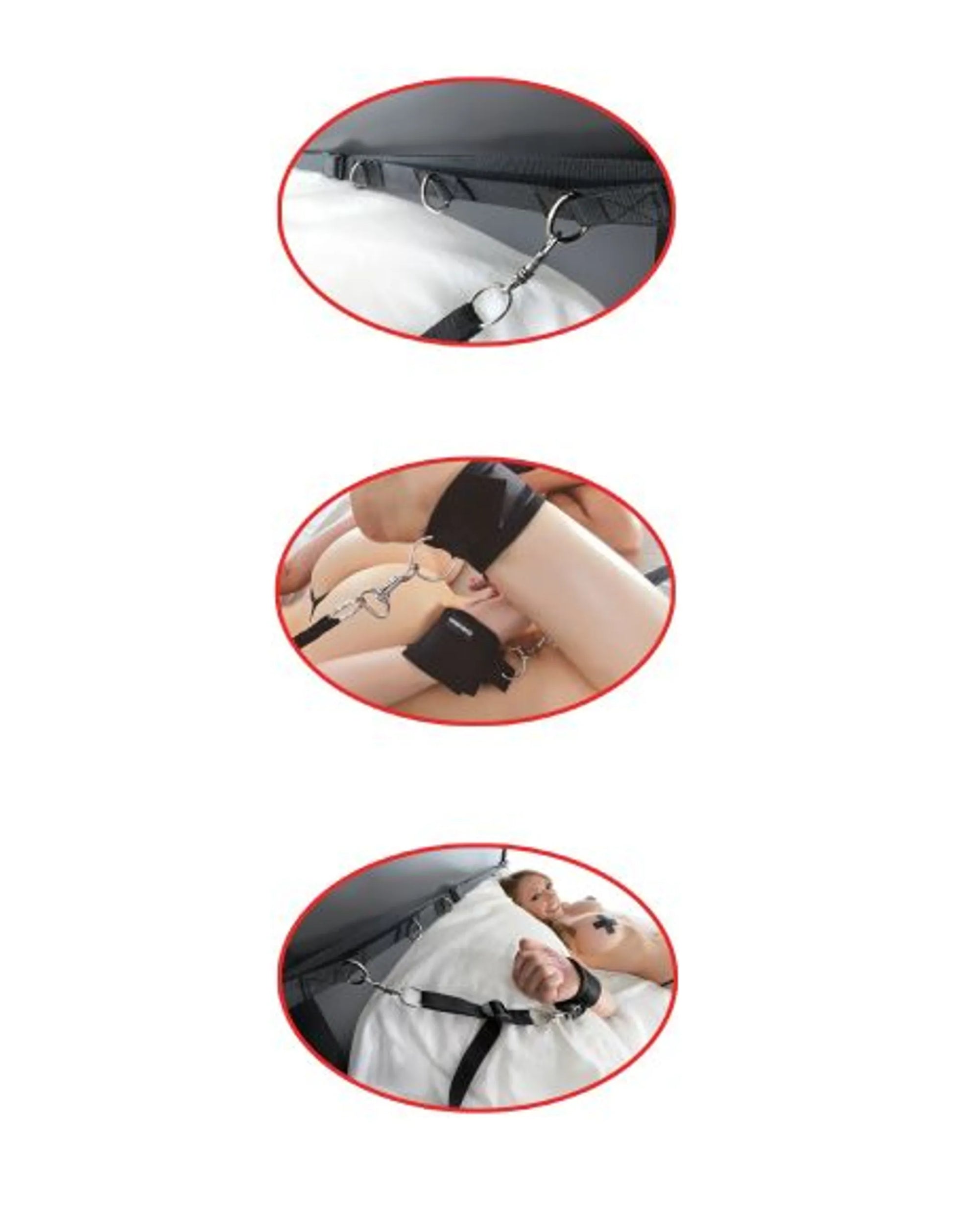 Fetish Fantasy Ultimate Bed Restraint System by Pipedream, product photo