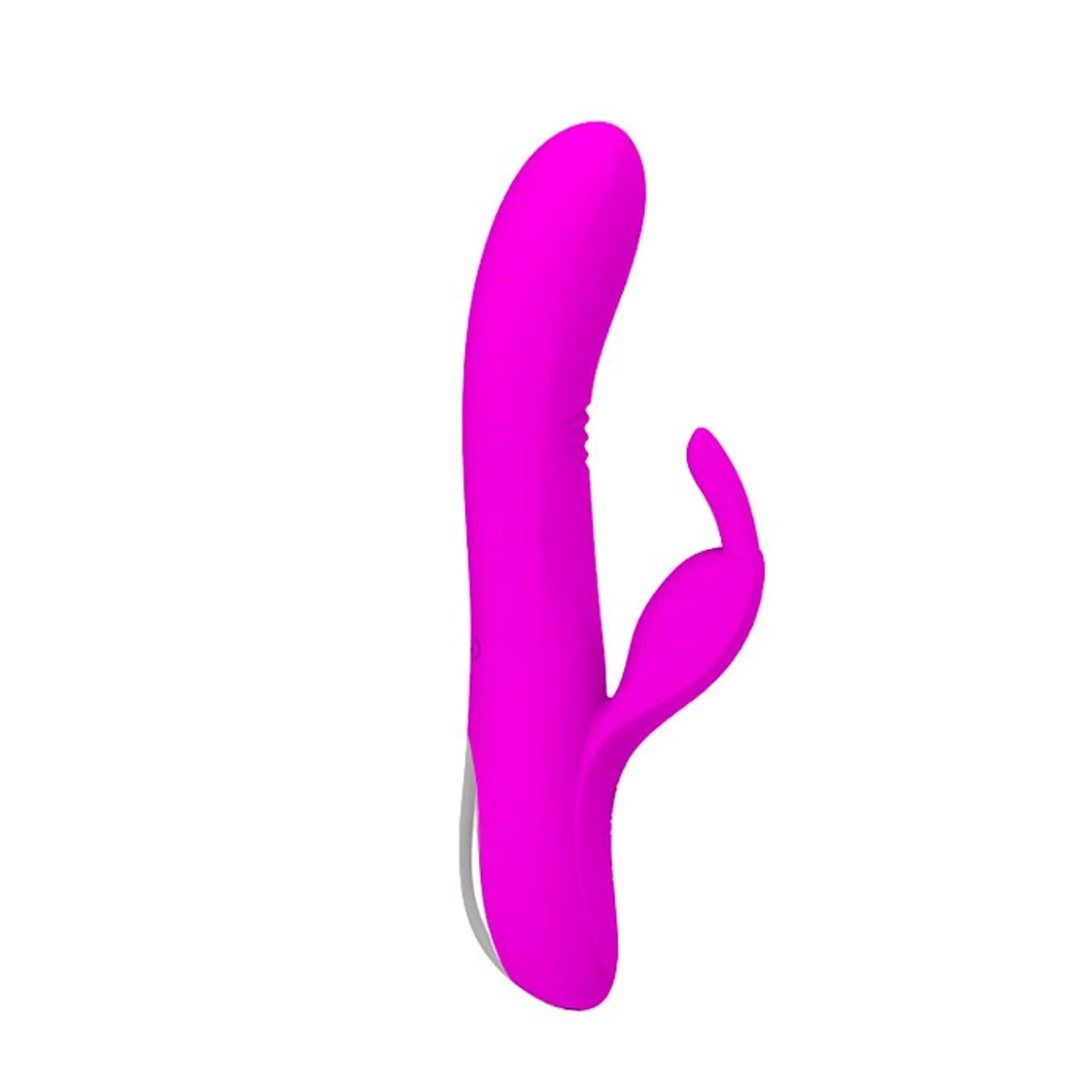 Pretty Love Dylan Rabbit Vibrator in silicone, close-up detail view