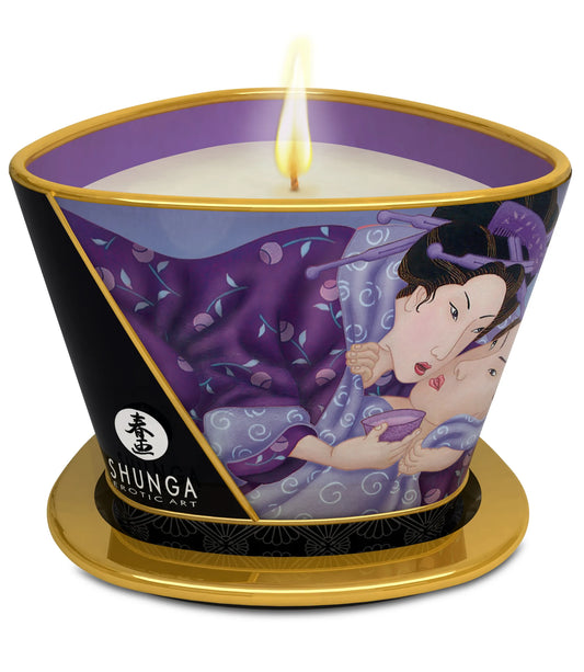 Shunga Libido Massage Candle, Exotic Fruits scent, 5.7 oz, product photo