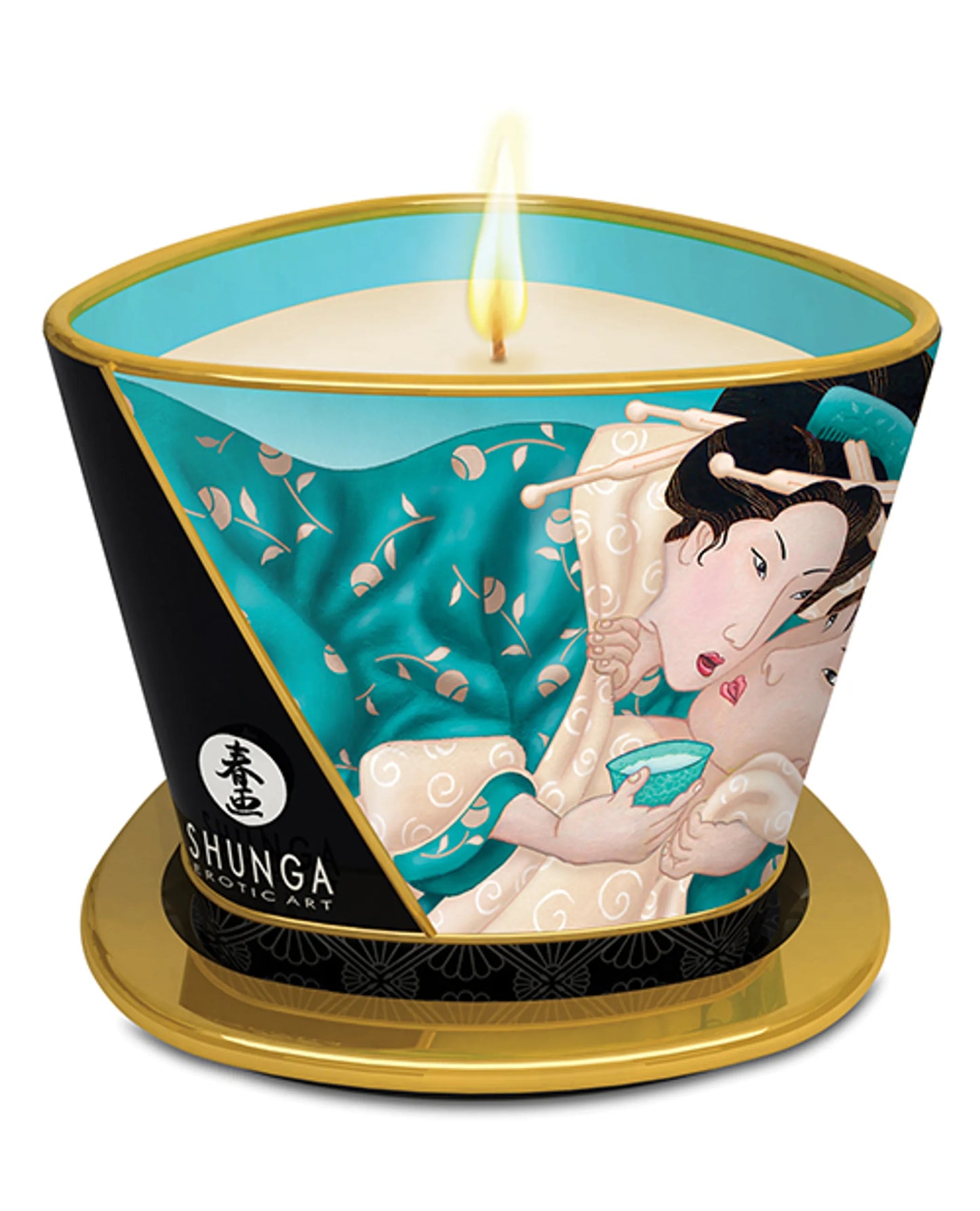 Shunga Island Blossoms Massage Candle, product photo