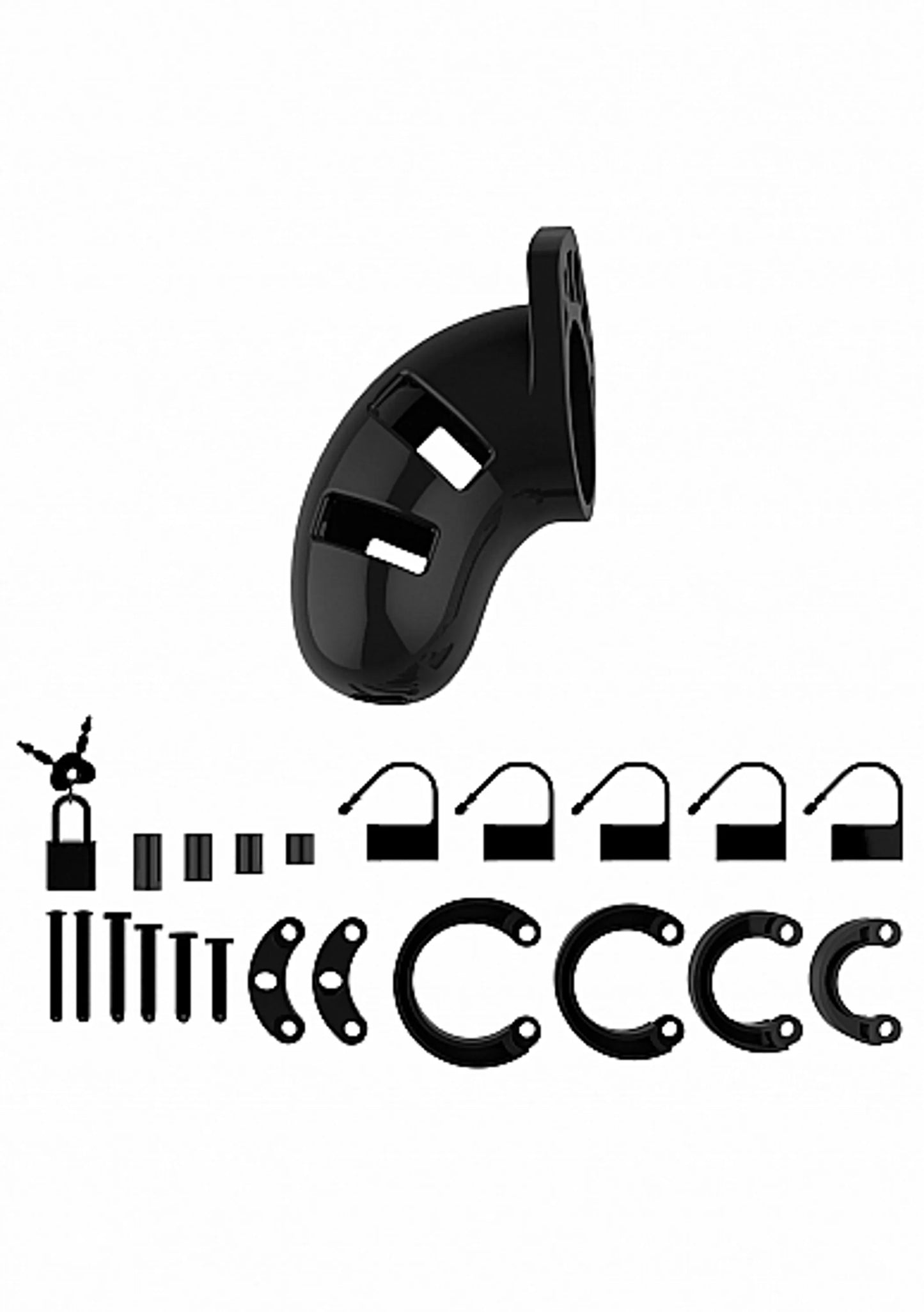 MANCAGE CHASTITY 3.5IN BLACK MODEL 01