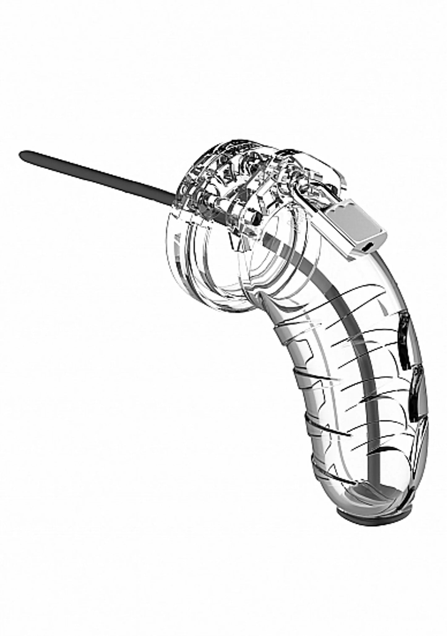 MANCAGE MODEL 16 CHASTITY 4.5 IN CAGE W/ PLUG
