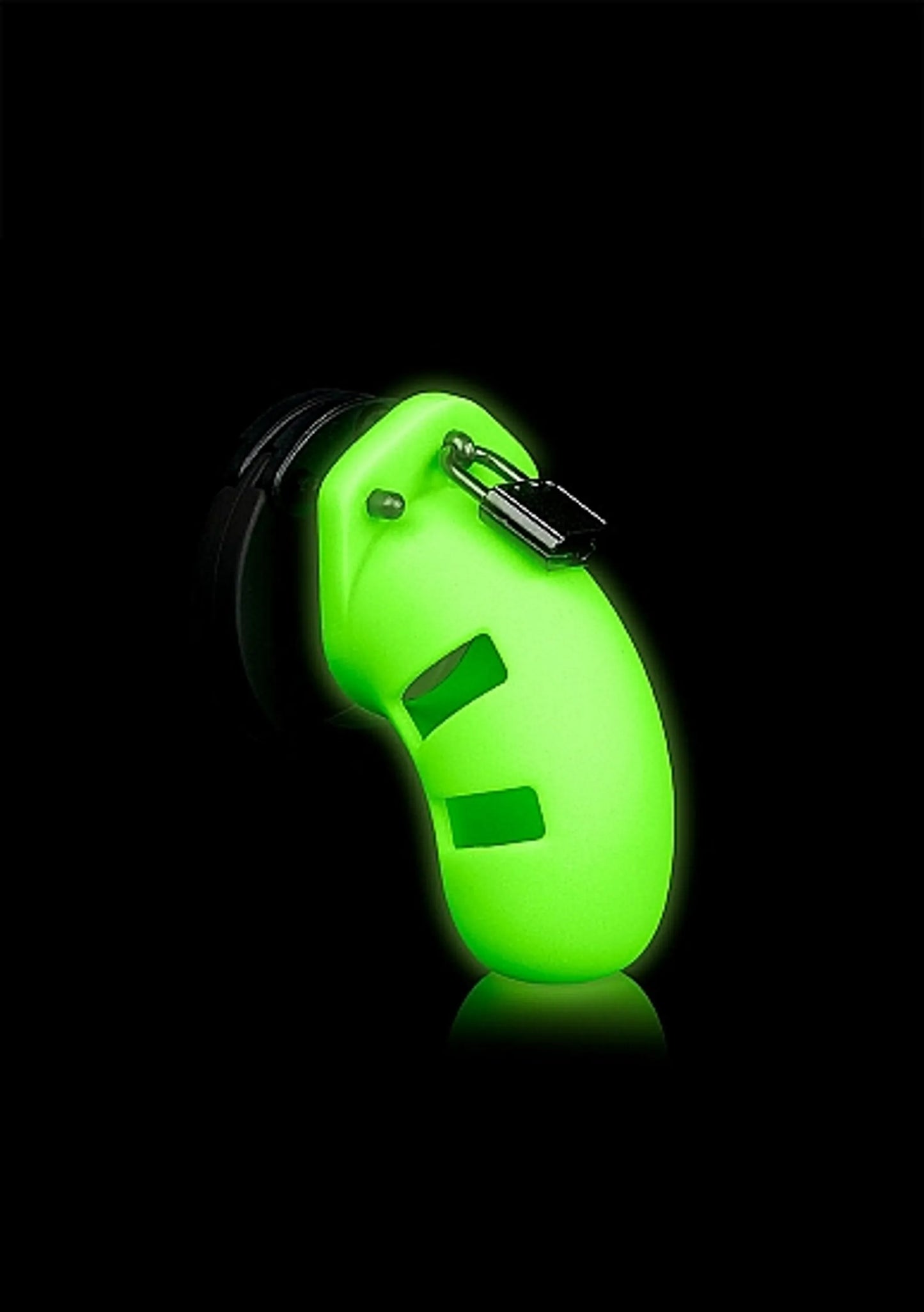 GLOW MODEL 20 COCK CAGE 3.5 IN GLOW IN THE DARK