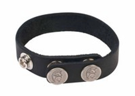 Spartacus nickel-free leather cock ring, product photo