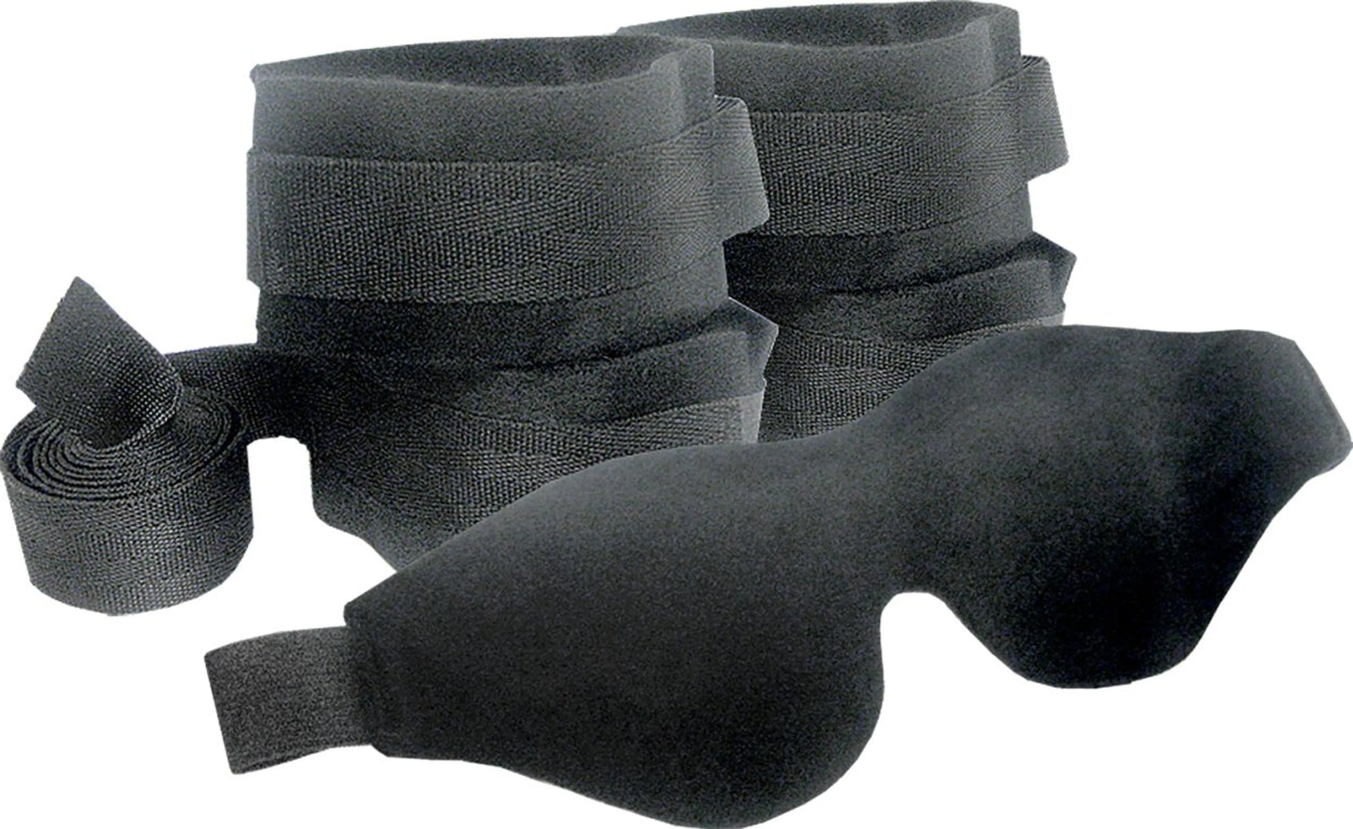 Sportsheets Beginners Bondage Fantasy Kit with restraints and blindfold, product photo