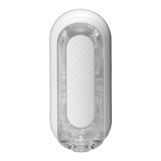 Tenga Flip Zero Gravity male masturbator in white, product photo