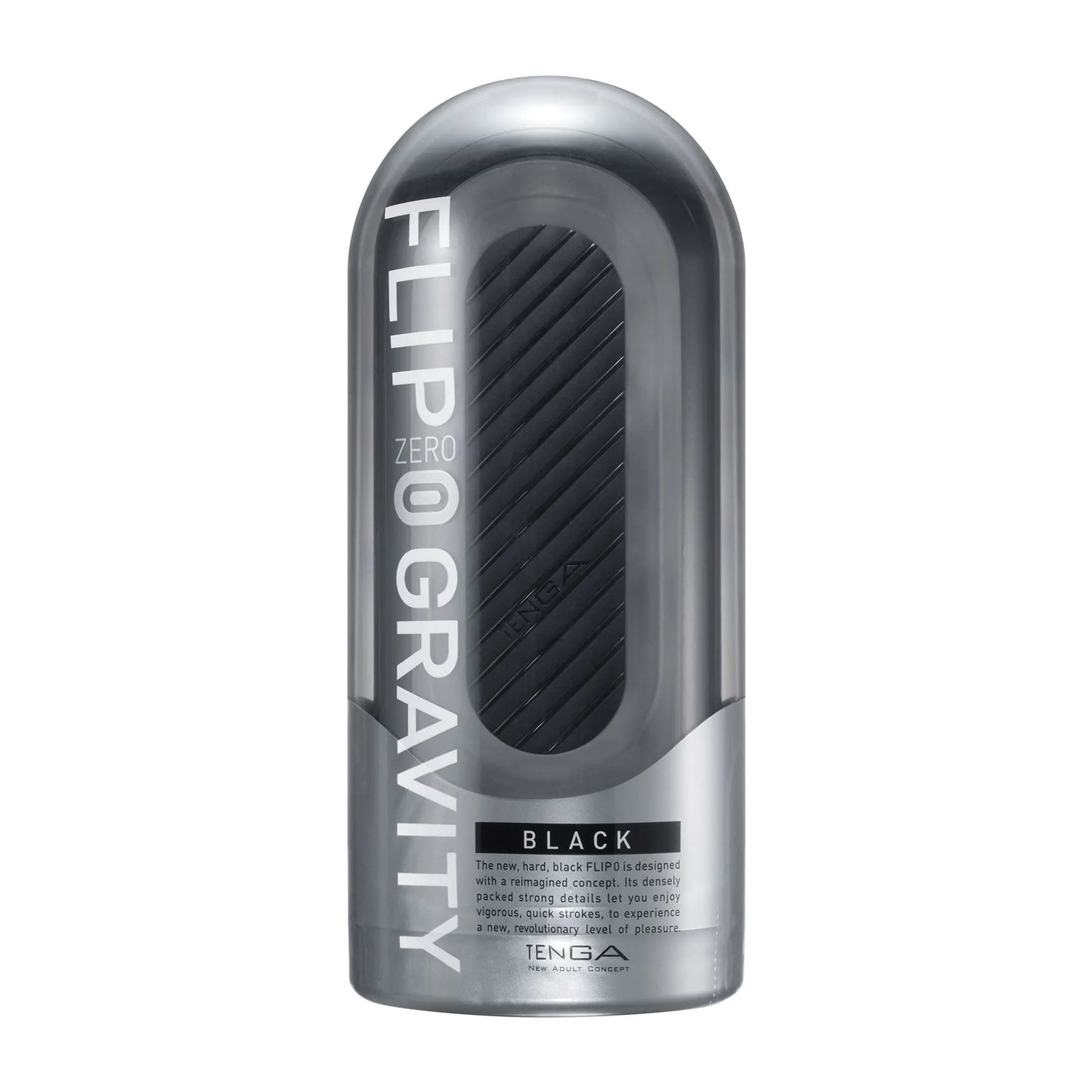 Tenga Flip Zero Gravity male masturbator in black, product photo