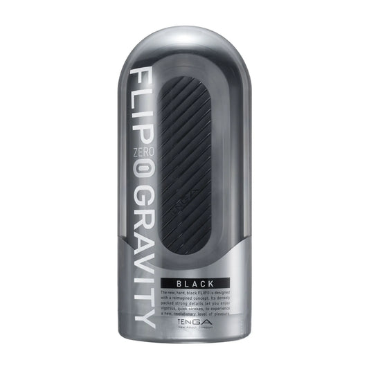 Tenga Flip Zero Gravity male masturbator in black, product photo