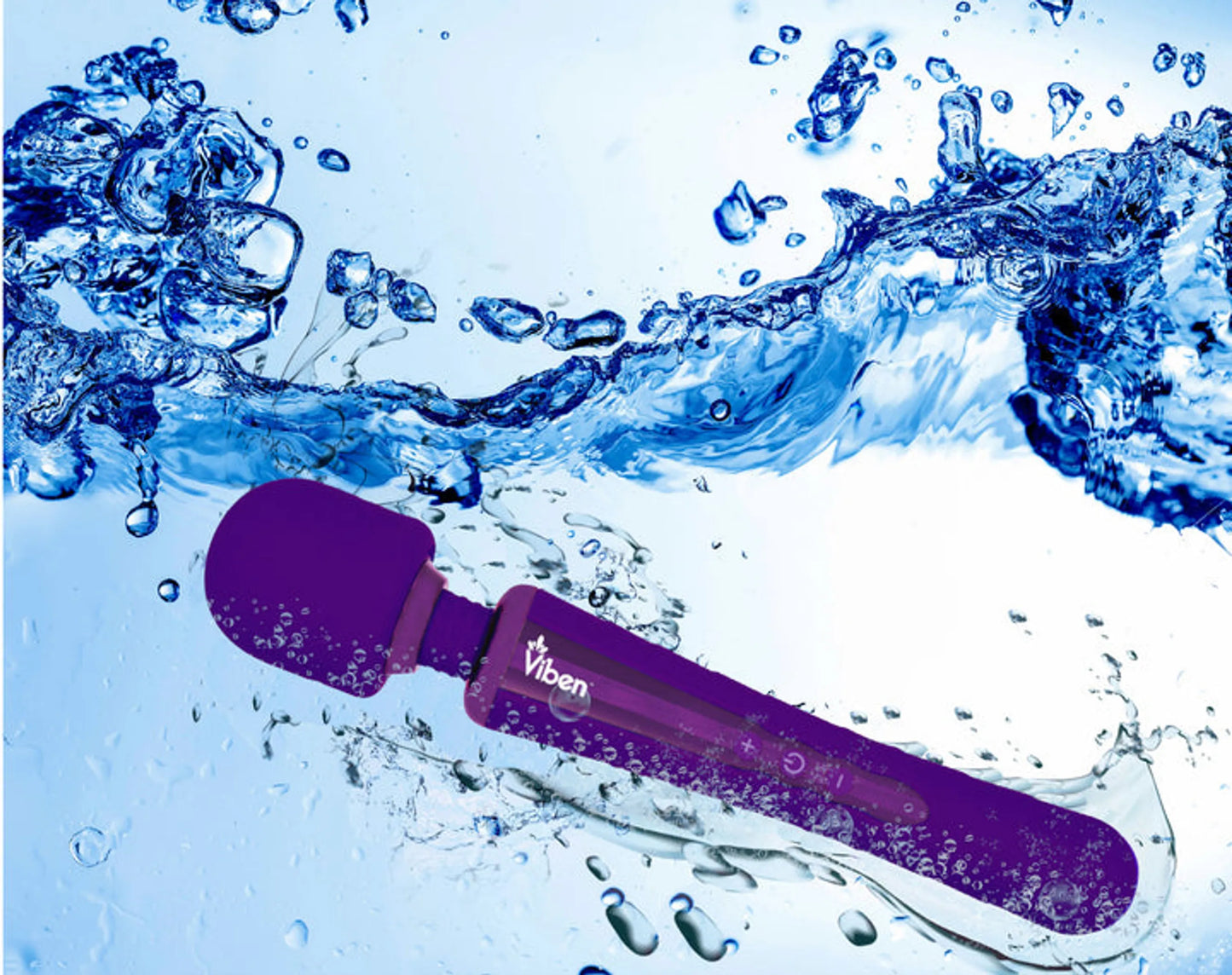 Viben Obsession Intense Large Wand Massager in violet, product photo
