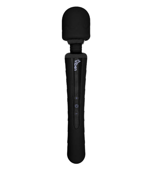 Viben Obsession Intense Large Wand Massager in black, product photo