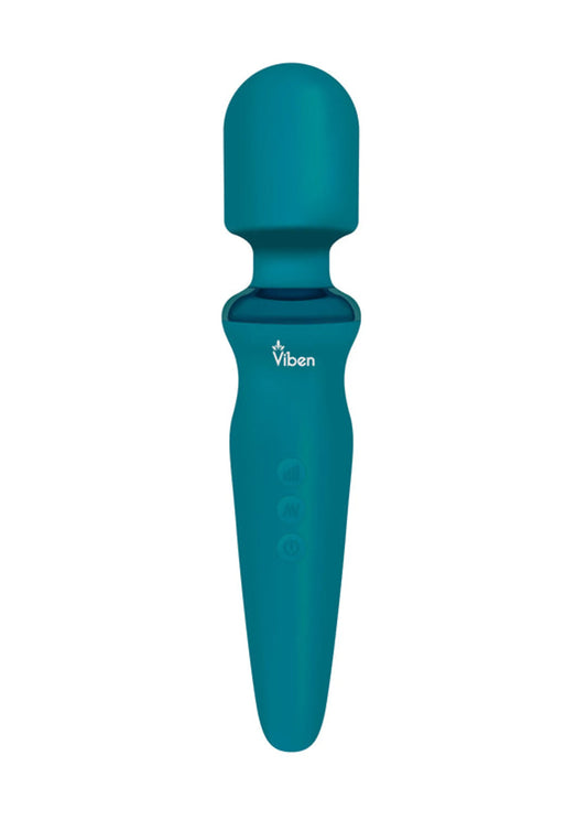 Viben Fierce Intense Wand Massager in ocean blue, product photo