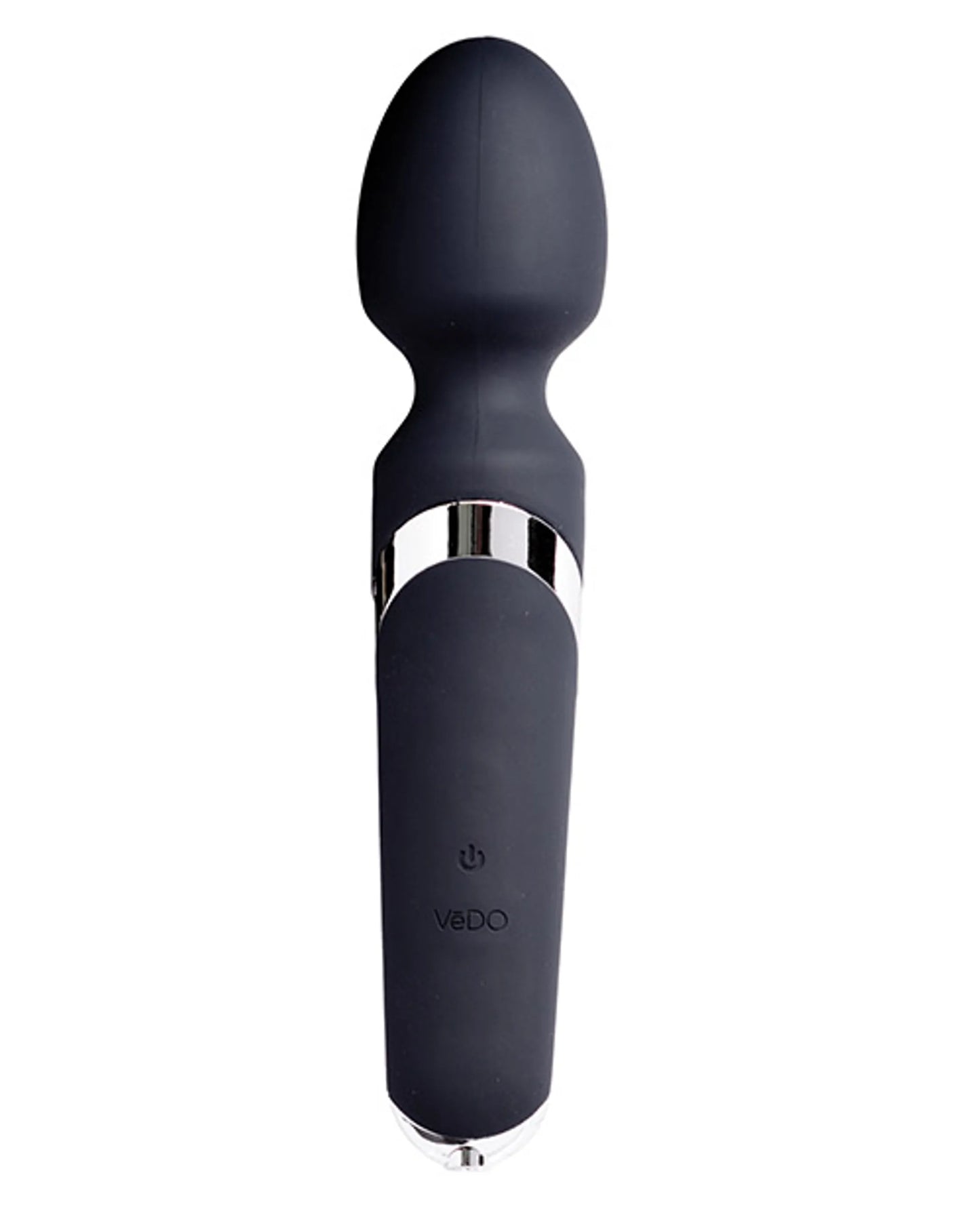 Vedo Wanda Rechargeable Wand Vibe in Just Black, product photo