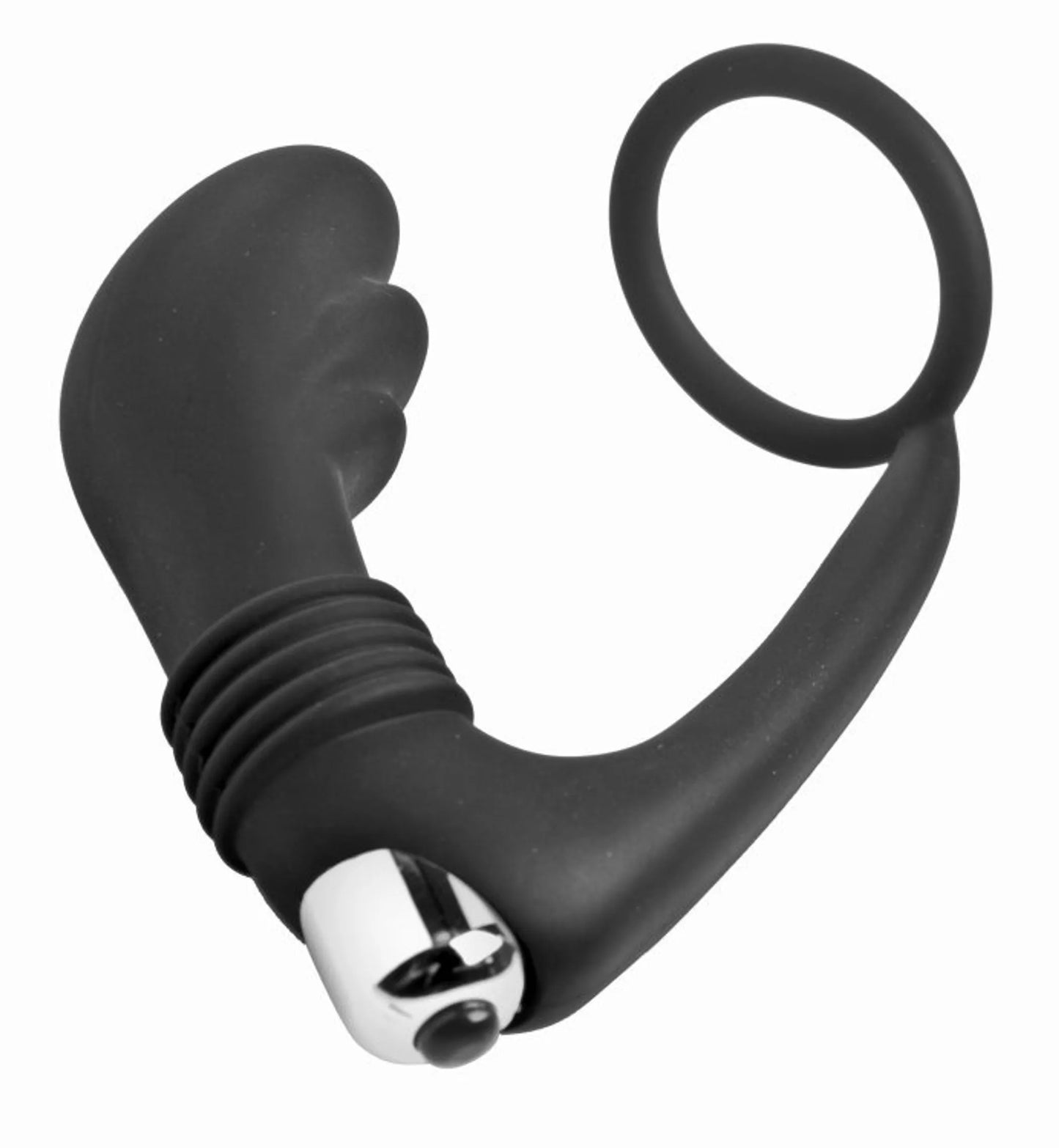 Master Series Prostatic Play Nova Prostate Massager and Cock Ring, product photo
