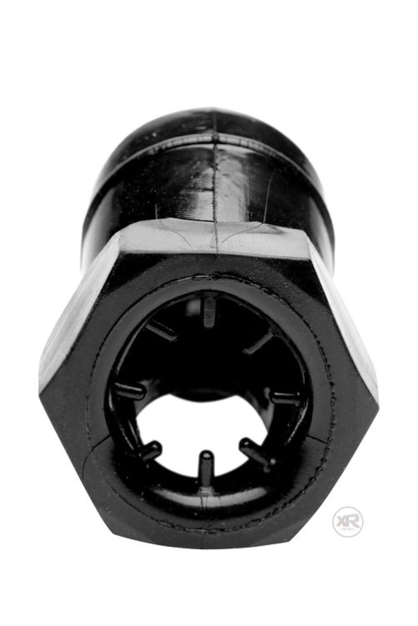 MASTER SERIES DETAINED BLACK RESTRICTIVE CHASTITY CAGE