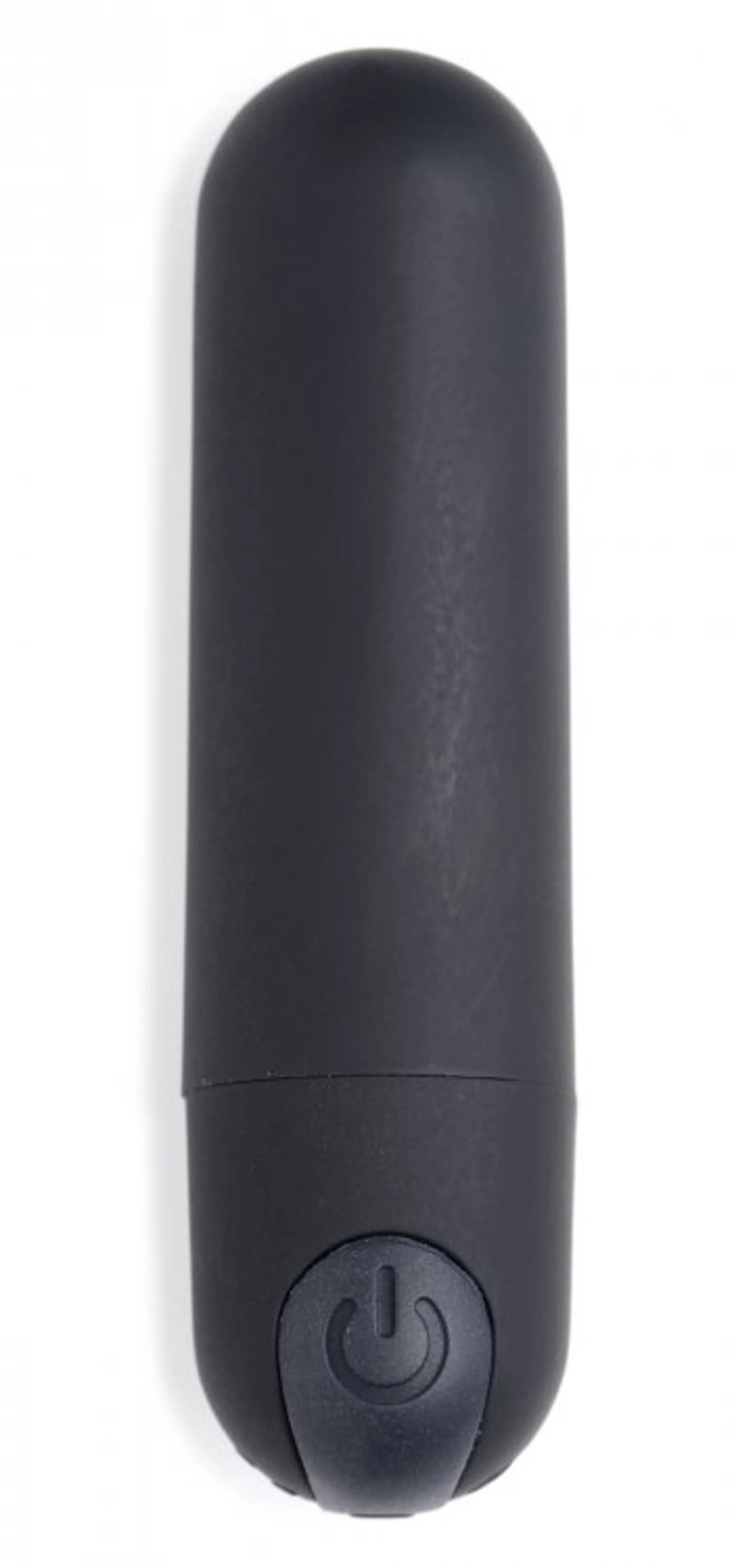 XR Brands Bang! vibrating bullet in black with remote control, product photo