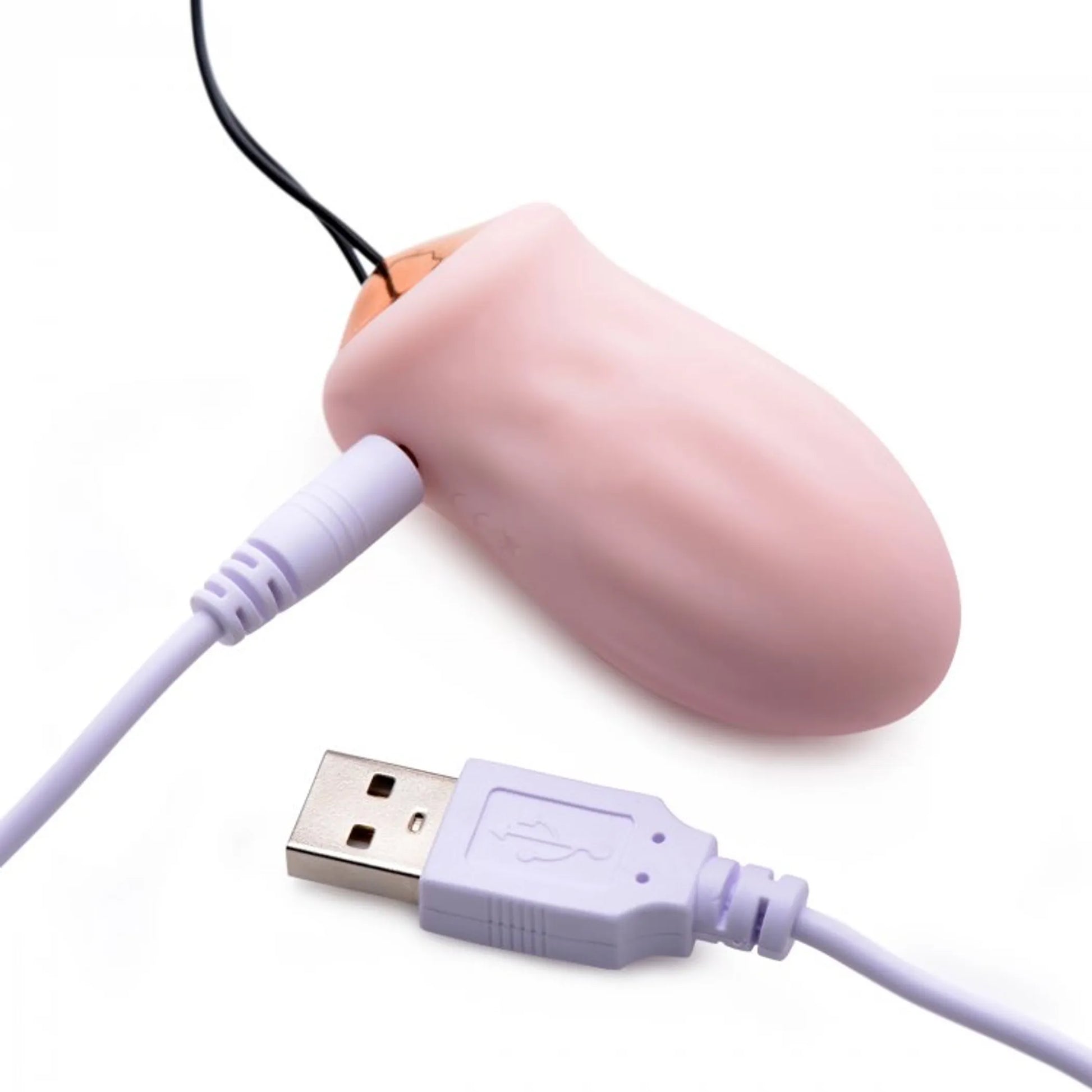 Inmi Shegasm Tandem Teaser clitoral stimulator and egg by XR Brands, additional angle view
